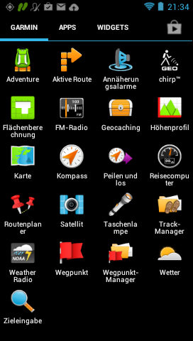 GARMIN Monterra - GARMIN Apps