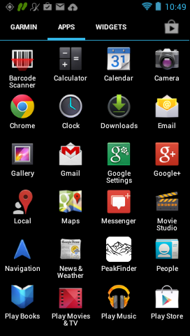 GARMIN Monterra - Android Apps