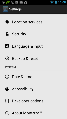 GARMIN Monterra - Settings (3 of 3)