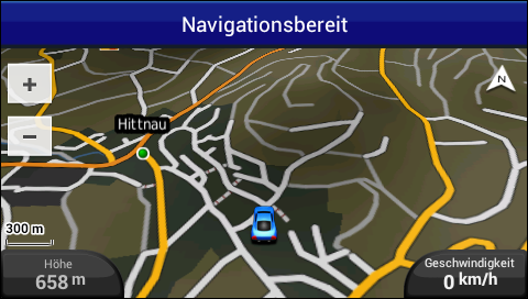 GARMIN Monterra - Karte im Nacht-Modus