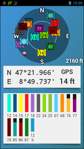 GARMIN Monterra - Satellites