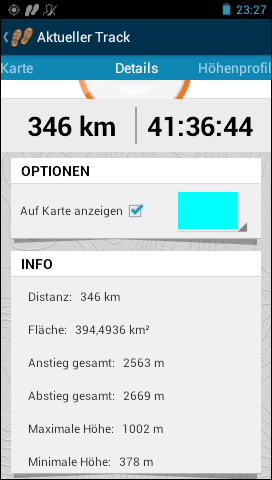 GARMIN Monterra - Track Details