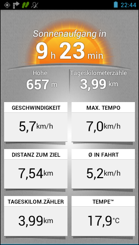 GARMIN Monterra - Trip Computer mit kleiner Schrift