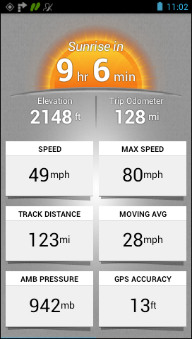GARMIN Monterra - Trip Computer with small font