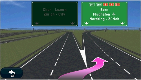 GARMIN Nuvi 1490T - Lane assistant