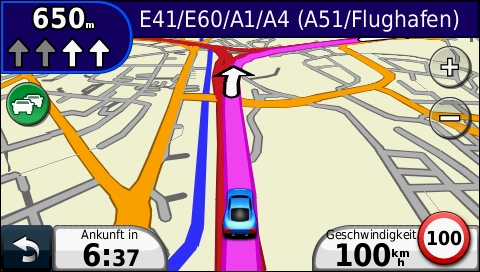 GARMIN Nuvi 1690 - Navigationsanweisung