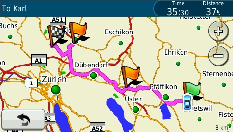 GARMIN Nuvi 1690 - Route