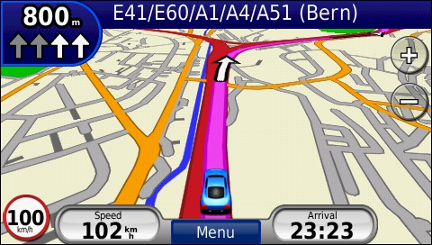 GARMIN Nuvi 765T - Direction