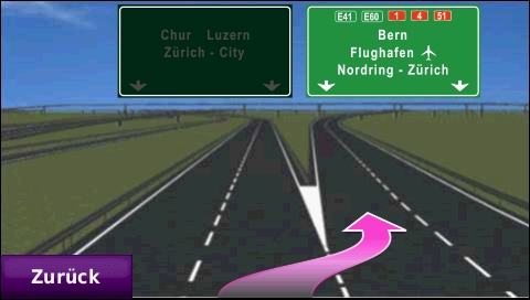 GARMIN Nuvi 765T - Spurassistent