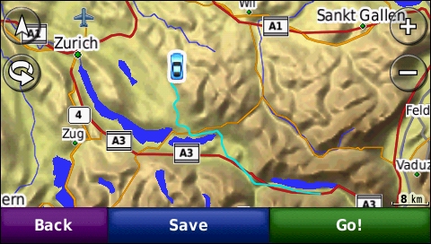GARMIN Nuvi 765T - Track