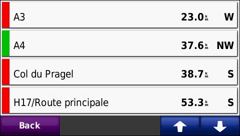 GARMIN Nuvi 765T - Traffic Messages
