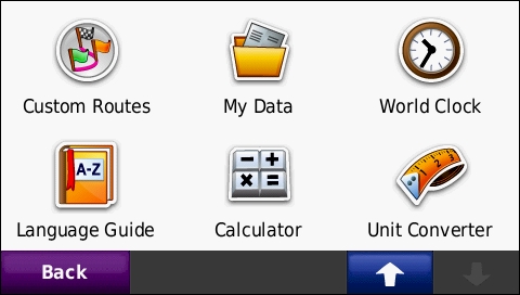 GARMIN Nuvi 765T - Tools 2 of 2