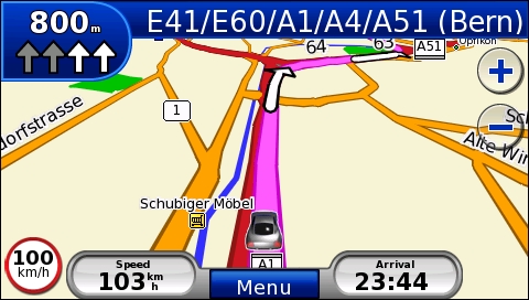 GARMIN Nuvi 865T - Direction
