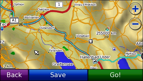 GARMIN Nuvi 865T - Track