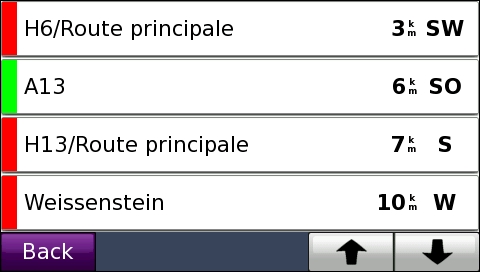 GARMIN Nuvi 865T - Traffic Messages