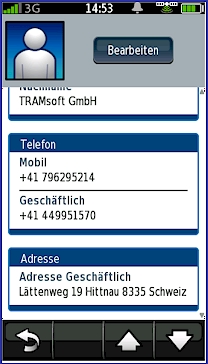 GARMIN nuvifone G60 - Kontakte 3 von 3