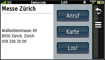 GARMIN nuvifone G60 - Suche - Adresse