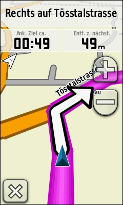 GARMIN Oregon 400t navigation map
