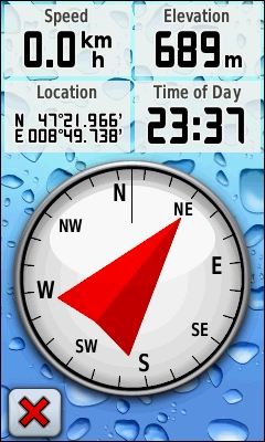 GARMIN Oregon 550t navigation