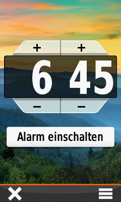 GARMIN Oregon 600-Serie - Wecker