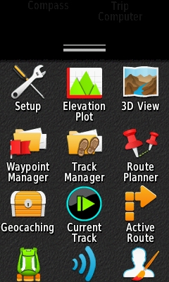GARMIN Oregon 600 series - Applications (1 of 3)