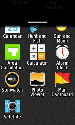 GARMIN Oregon 600 series - Applications (3 of 3)