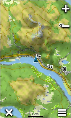 GARMIN Oregon 600t/650t - Topographical map of Europe Are, Sweden