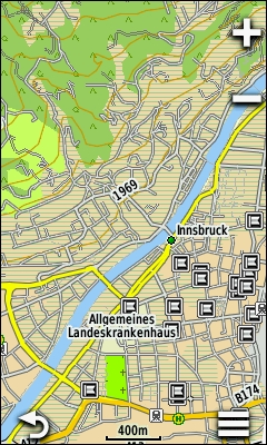 GARMIN Oregon 600t/650t - Topografische Europakarte Innsbruck, Oesterreich