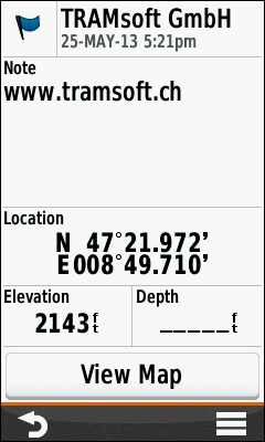 GARMIN Oregon 600 series - Waypoint