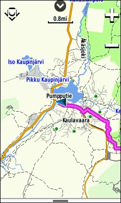 GARMIN Oregon 750t - Map of Europe TopoActive Aekaeslompolo, Finnland