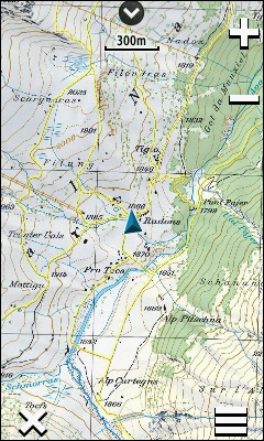 GARMIN Oregon 700-Serie - Topografische Karte der Schweiz (Raster-Darstellung)