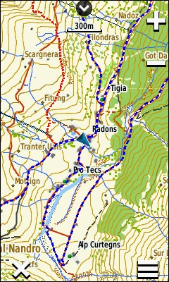 GARMIN Oregon 700-Serie - Topografische Karte der Schweiz (Vektor-Darstellung)