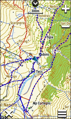 GARMIN Oregon 700-Serie - Topografische Karte der Schweiz (Winter-Darstellung)