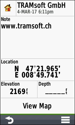 GARMIN Oregon 700 series - Waypoint