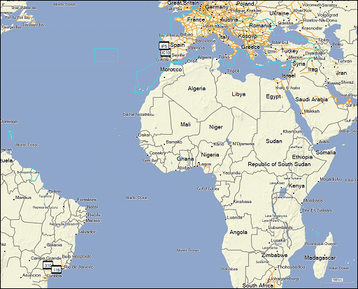 GARMIN Overlander - City Navigator Europe: Coverage Europe South