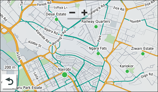 GARMIN Overlander - City Navigator East and West Africa: Nairobi