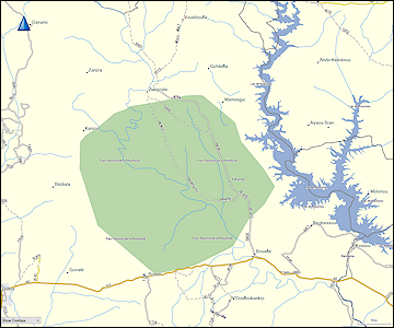 GARMIN Overlander - City Navigator East and West Africa: Parc National de la Marahoue and vicinity