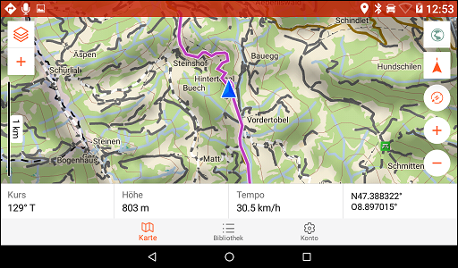 GARMIN Overlander - Explore - Route