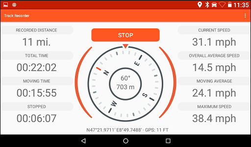GARMIN Overlander - Track Recorder