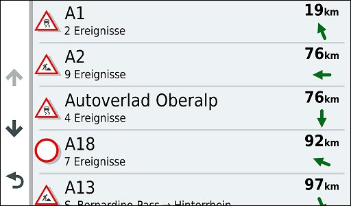 GARMIN Overlander - Verkehrsmeldungen