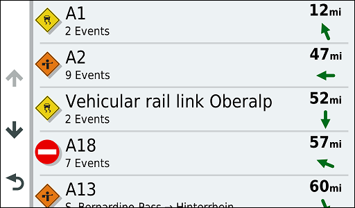 GARMIN Overlander - Traffic Messages