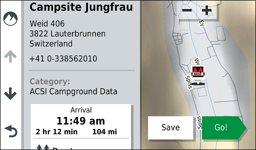 GARMIN Overlander - Detailed Information about the Destination