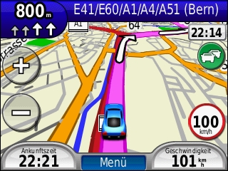 GARMIN Zumo 220 - Navigationsanweisung
