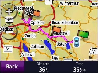 GARMIN Zumo 220 - Route
