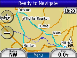 GARMIN Zumo 220 - Track