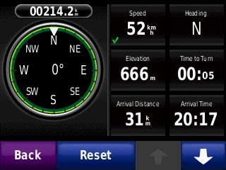 GARMIN Zumo 220 - Trip Computer 1 of 3