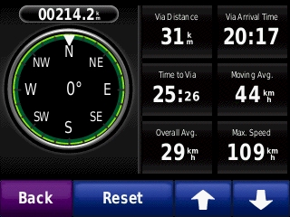 GARMIN Zumo 220 - Trip Computer 2 of 3