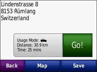 GARMIN Zumo 220 - Destination