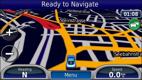 GARMIN Zumo 660 - Map in night mode