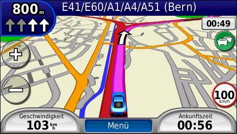GARMIN Zumo 660 - Navigationsanweisung
